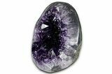 Brilliant Deep-Purple Amethyst Geode - Uruguay #342847-2